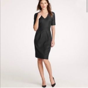 J.Crew Pinstripe Super 120s Dress